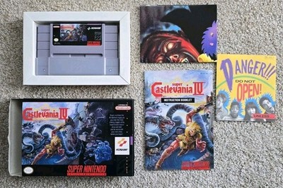 Castlevania 4  Super Nintendo SNES CIB++ Really Nice