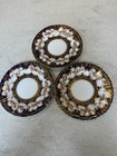3 Beautiful Vintage Crown Staffordshire Fine Bone China Plates. 6" Across