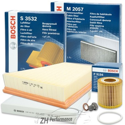 BOSCH INSPEKTIONSPAKET Filter Set Satz VW Fox 5Z Polo 9N Seat Ibiza IV 1.2