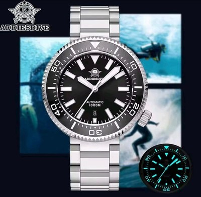 Addiesdive Automatik, Japan NH 35 /Saphir, Deep Dive 1000m, 45mm 