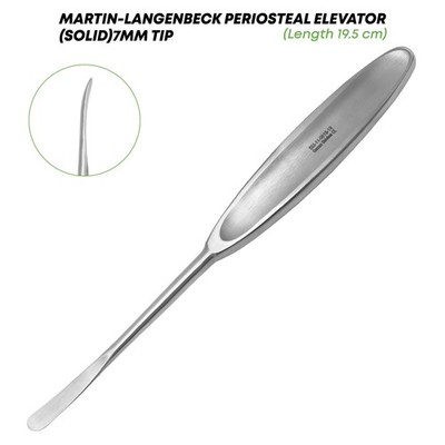 Martin Langenbeck Periosteal Elevator 19.5 cm Dental Instruments German Grade