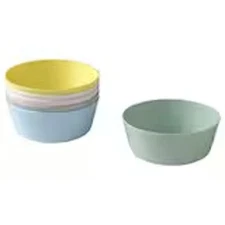 IKEA Kalas Kids Bowls 6-Piece Colorful Shatterproof Fun Feast
