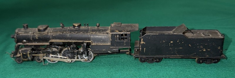 VINTAGE TETSUDO BRASS HO SCALE STEAM LOCOMOTIVE SOLD AS IS INCOMPLETE PARTS