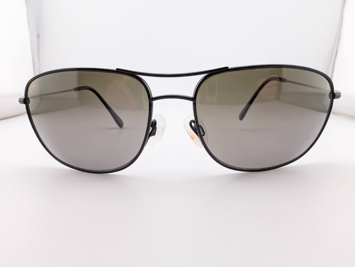 Maui Jim Sunglasses, Hideaways MJ-248-02 Black, 64-17-120