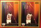 Michael Jordan 1990 Skybox #41 Basketball 2-Card Lot
