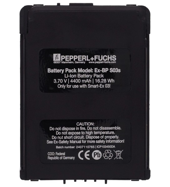 Pepperl+Fuchs Fabrik Li-Ion Akku-Pack FüR Smart EX-BP S03S Telefone 70176417-image