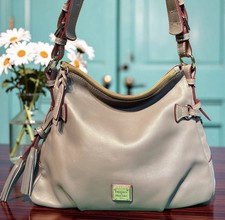 Dooney Bourke Teagan Hobo Shoulder Bag Elepha...