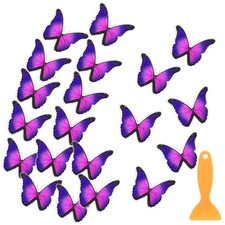 20 Pcs Non Slip Bathtub Stickers Anti Slip Shower Stickers Butterfly Anti Ski...