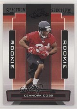 2005 Playoff Absolute Memorabilia Rookie Spectrum Black DeAndra Cobb #186 1t6