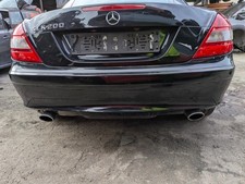 MERCEDES-BENZ SLK 200 R171 2005 REAR BUMPER IN OBSIDIAN BLACK C197