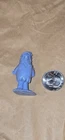 1960's Marx Barnet Rubble FLINTSTONES Hunting Party Blue Figure