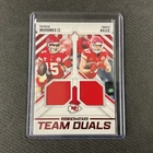PATRICK MAHOMES II & TRAVIS KELCE Dual Jersey 2025 Rookies & Stars Football BK