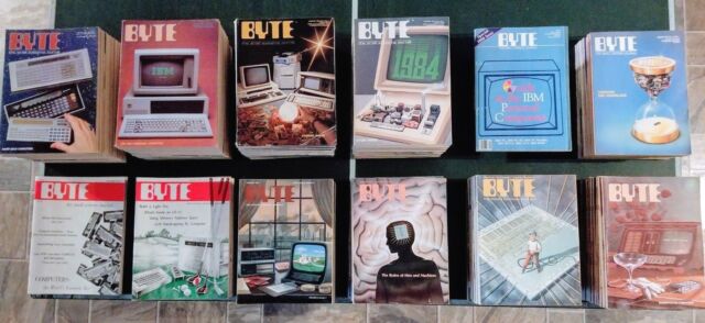 Vintage Byte Magazines--Issues from the first ten years (1975 - 1985)