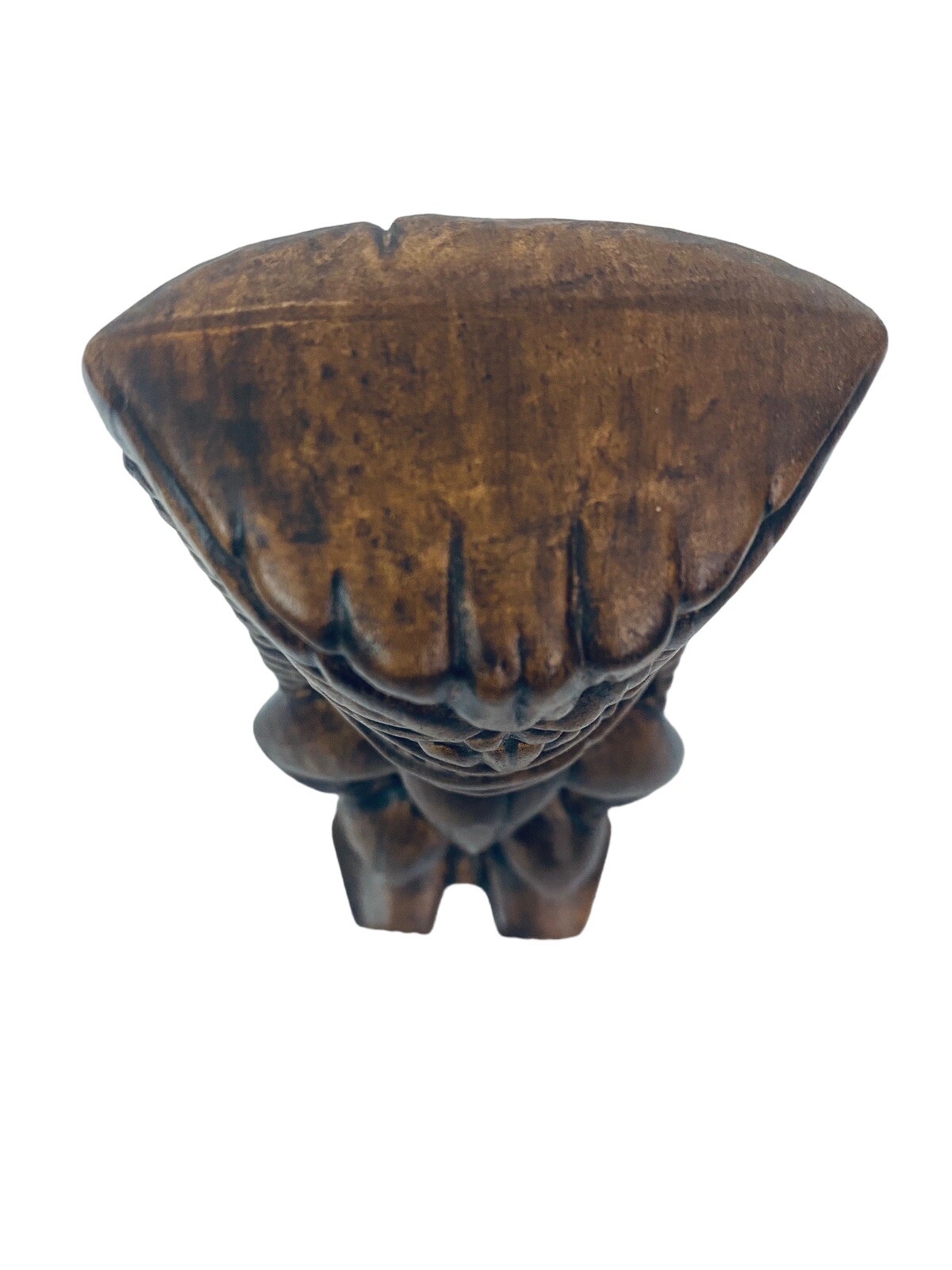 Vintage 1968 Treasure Craft Hawaii Hawaiian Ceramic Tiki God Sculpture 9.5"