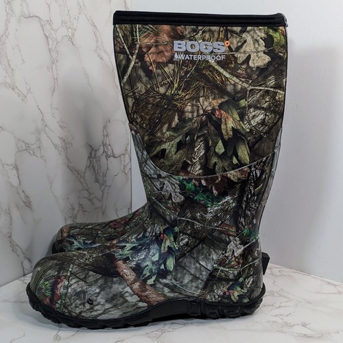 NEW Bogs Men's Classic High-M Waterproof Insulated Rain Boot Mossy Oak 12 D - Picture 9 of 14