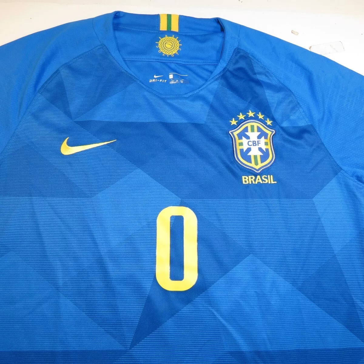 NIKE DRI FIT BRAZIL BRASIL FOOTBALL CONFEDERATION CBF SOCCER