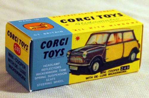 CORGI TOYS MINI COOPER 249 EN BOITE ORIGINALE NO COPY CORGI TOYS MINI COOPER 249 EN BOITE ORIGINALE NO COPY