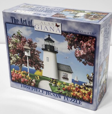 *NEW* E & L Corp Alan Giana THE GLORY OF LIFE 1000 piece puzzle lighthouse