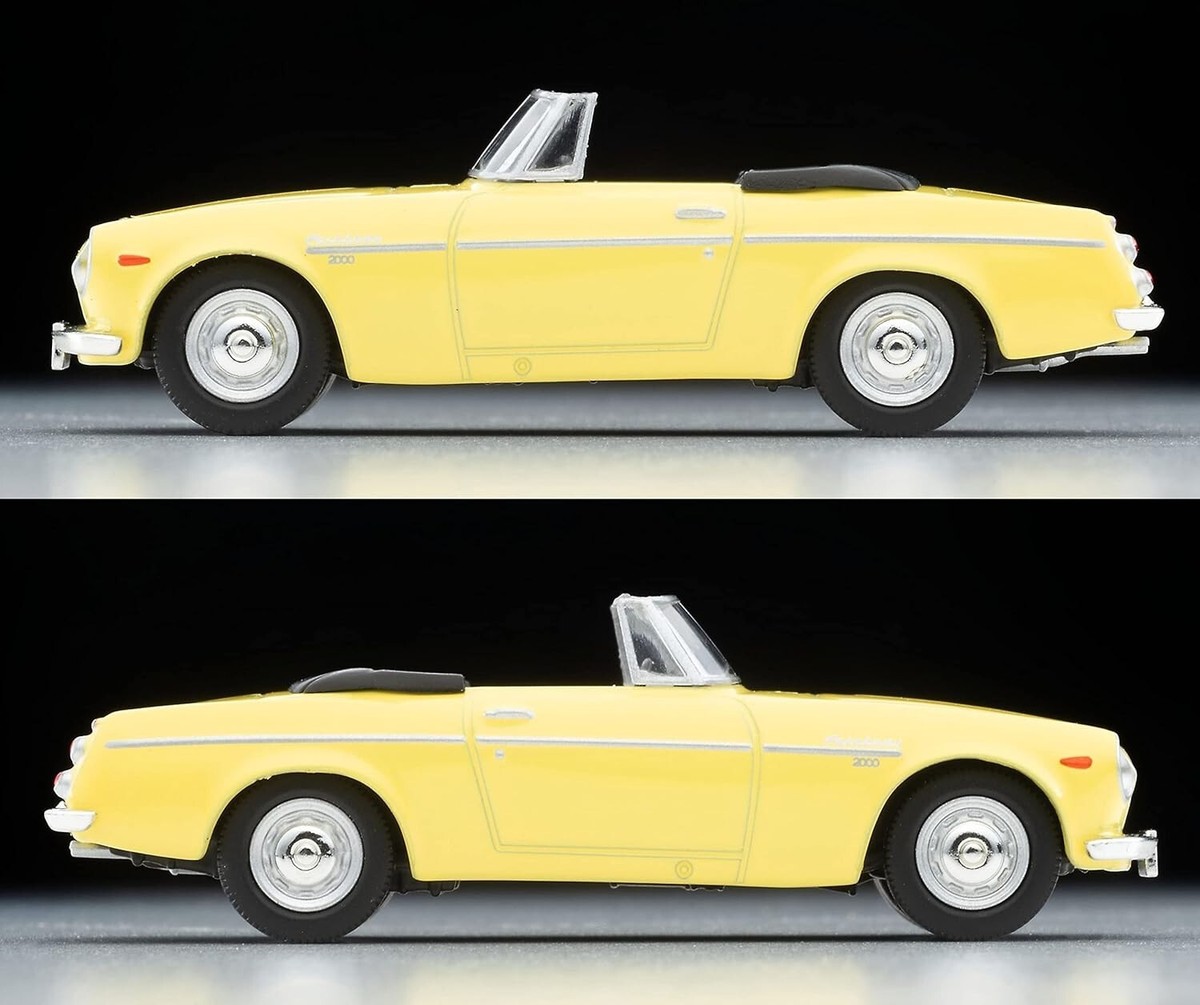 Tomica Limited Vintage Datsun Fairlady 2000 Yellow 1/64 LV-131c