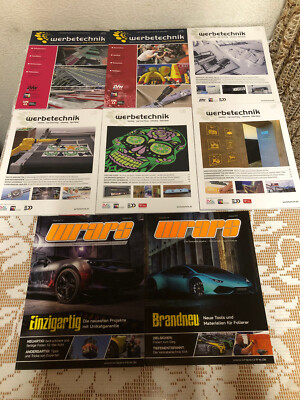 Werbetechnik, DAS FACHMAGAZIN 6x und wraps Folientechnik 2x  NEU!