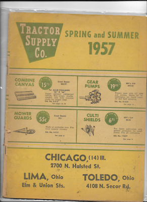 #ad Tractor Supply Co. Spring and Summer Catalog 1957 $39.99