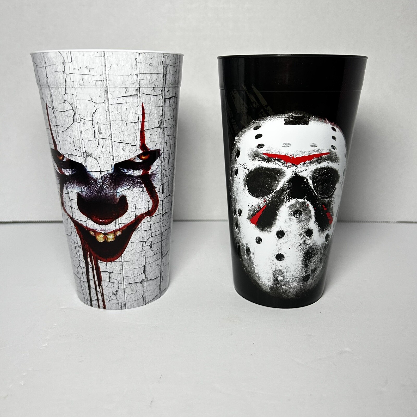 Pennywise And Jason Plastic Cups Lot Of 2.