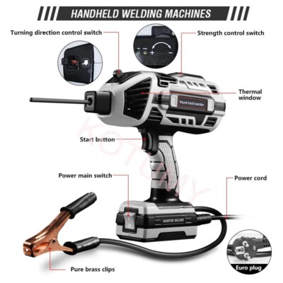 Handheld Arc Welder Portable Home Electric Welder Inverter Welder 110/220V 4600W