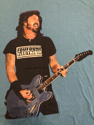Foo Fighters T Shirt 2XL Excellent Condition Front Print RARE Nirvana Dave Grohl
