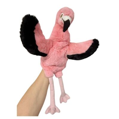 Flamingo Hand Puppet Soft Plush toy 10