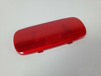 Red Oval Dome Light Lens for 2006+ Peterbilt 379/378/357/385/389 Upper Center
