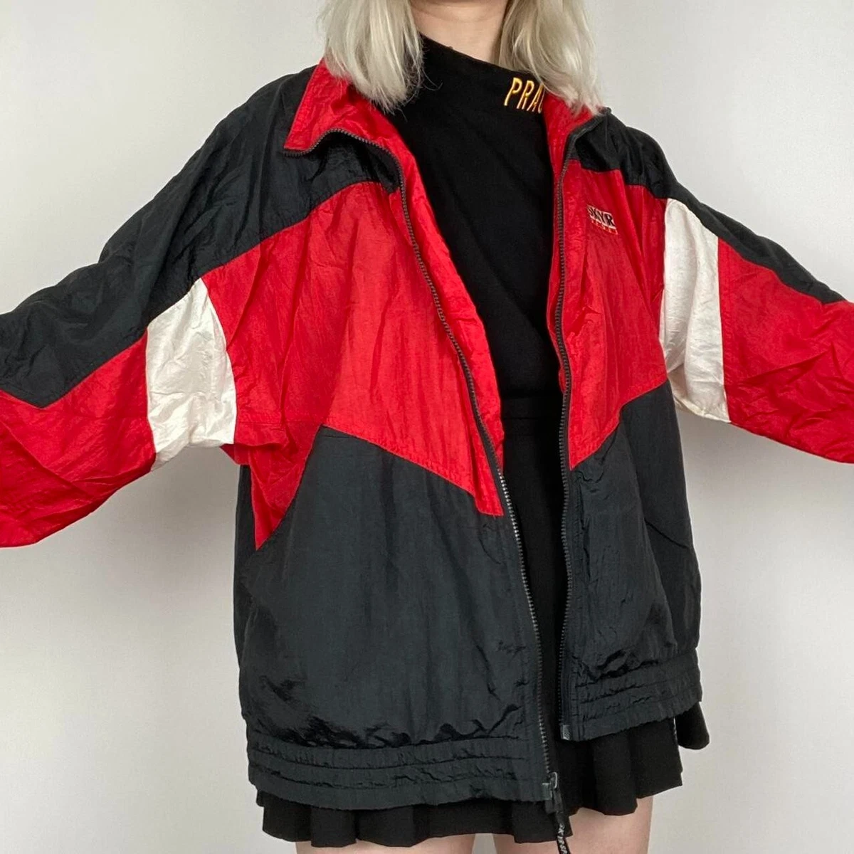 Oversized vintage windbreaker cheap