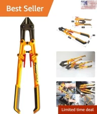 18-Inch Bolt Cutter - CR-MO Hardened-Steel Cutting Blade - Comfort Grips