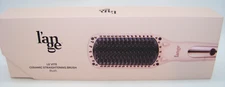 L'ange Le Vite Ceramic Straightening Brush Pink Blush Thermal Hair Styler