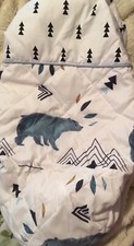 Sweet Jojo Diaper Changing Table Pad Cover for Blue Bear Mountain Baby Bedding