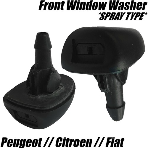 2x Front Windscreen Water Washer Nozzle Jets for Citroen C1 Peugeot 306