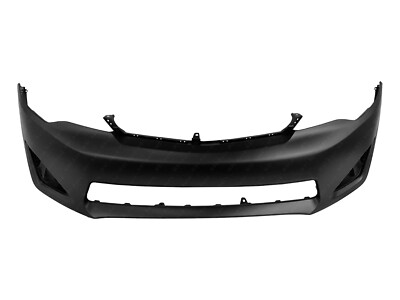 NEW Painted 040 Super White Front Bumper Cover – 2012-2014 Toyota Camry SE Direct Replacement