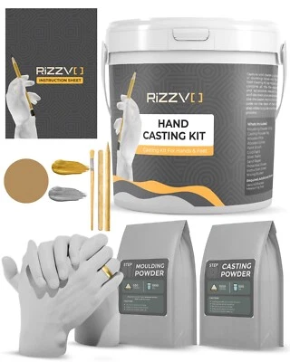 RIZZVO Hand Casting Kit - Hand Moulding kit - New Born Gift - Couple Gift - Anniversary