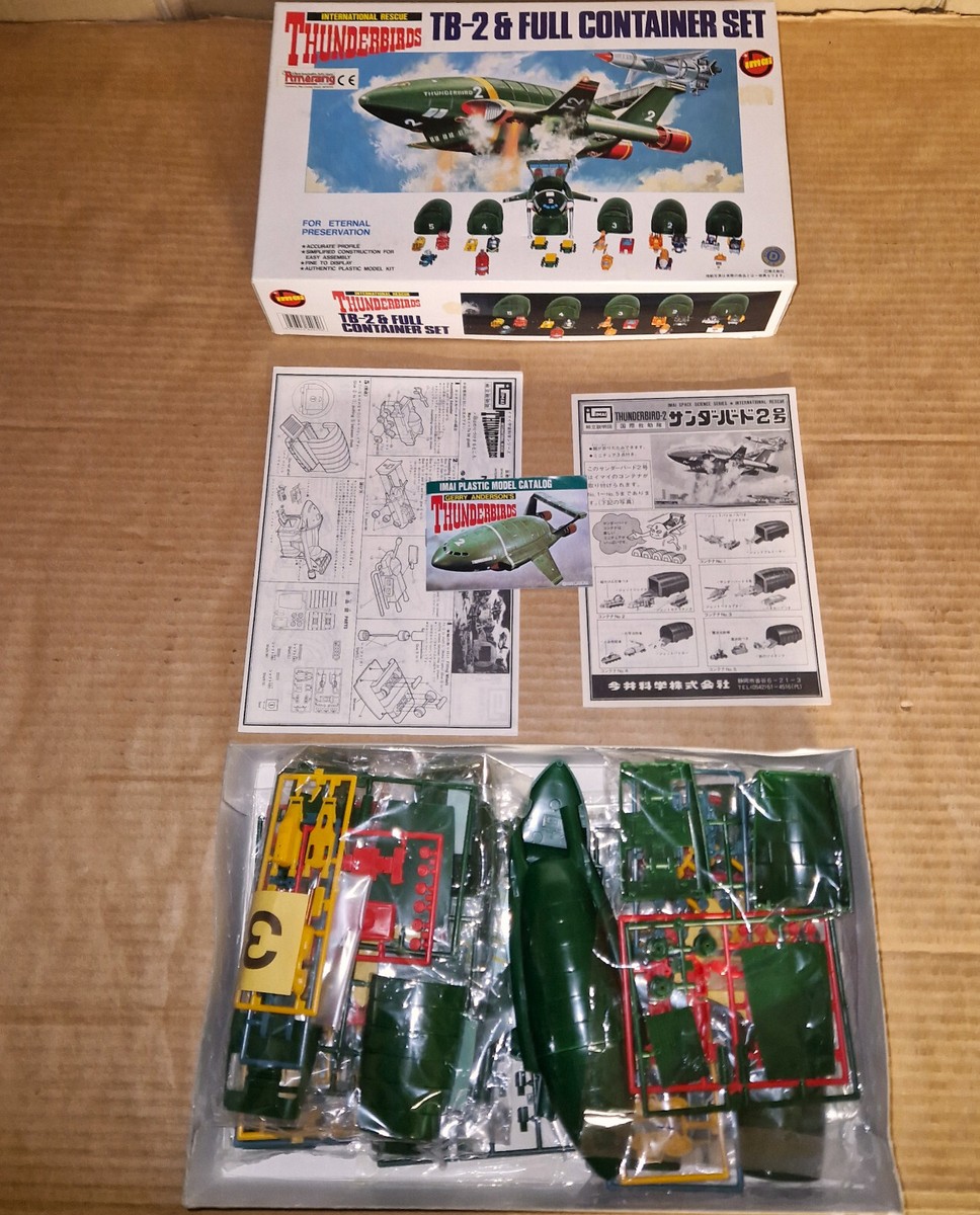 Thunderbirds TB-2が欠けているフルコンテナセット Thunderbirds Imai Thunderbird TB 2 & Full Container Set