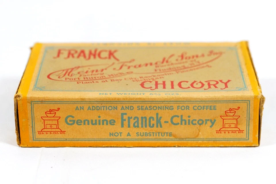 Franck Chicory 1890s UNUSED Chicory Coffee Spice Port Huron MI Heinr Franck Sons - Image 4 of 4