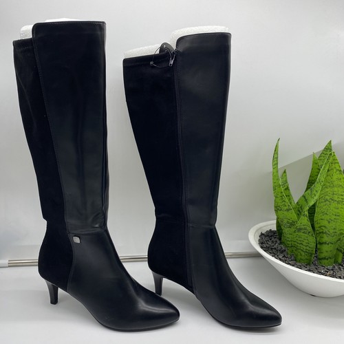 black dress boots wide calf