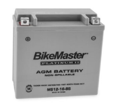BIKEMASTER PLATINUM II BATTERY KAWASAKI 1500 VULCAN NOMAD 1700 VAQUERO ZEPHYR