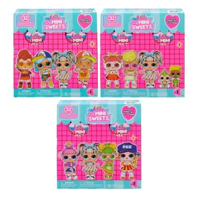 LOL L.O.L Surprise Loves Mini Sweets Puppen mit 8 Überraschungen (1 Box = 4 Kugeln)