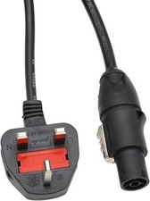 AC Power Cable for Aputure Storm LS Controller Nova P600c Light Neutrik 230V 6m