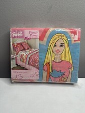 Set lenzuola Barbie Twin 3 pezzi nuovo 2006 Flower Power piumone non incluso