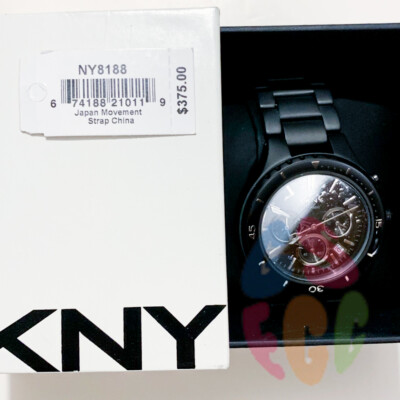 DKNY Chronograph Dial Gunmetal Ion-plated Mens Watch NY8188