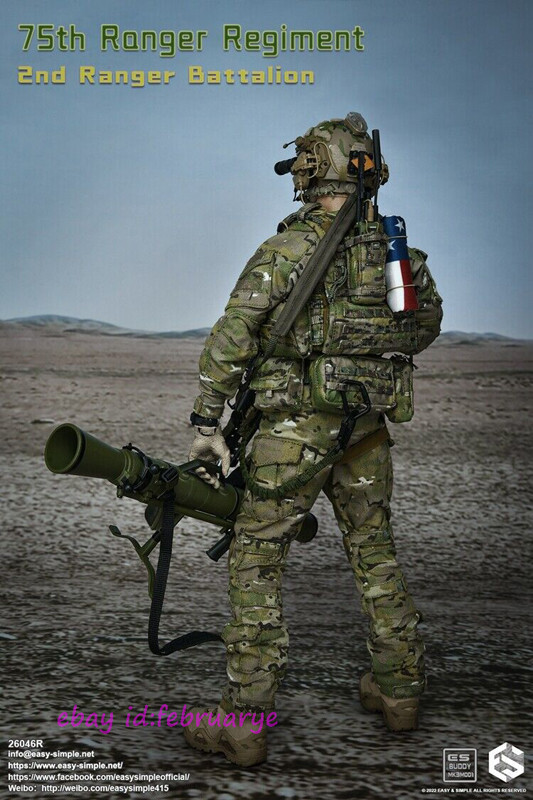 Easy & Simple 1/6 26046R 75th Ranger Regiment 2nd Ranger Battalion