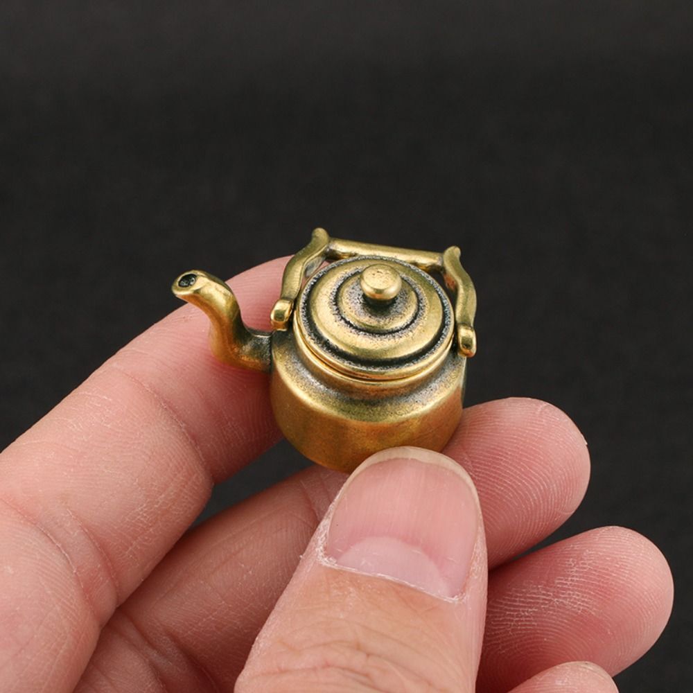 Brass Teapot Miniatures Teapot Brass Kettle Pocket Teapot Decor