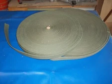Vintage Military Surplus 1 " Cotton Webbing Olive Drab 15 'or 5 Yard lengths