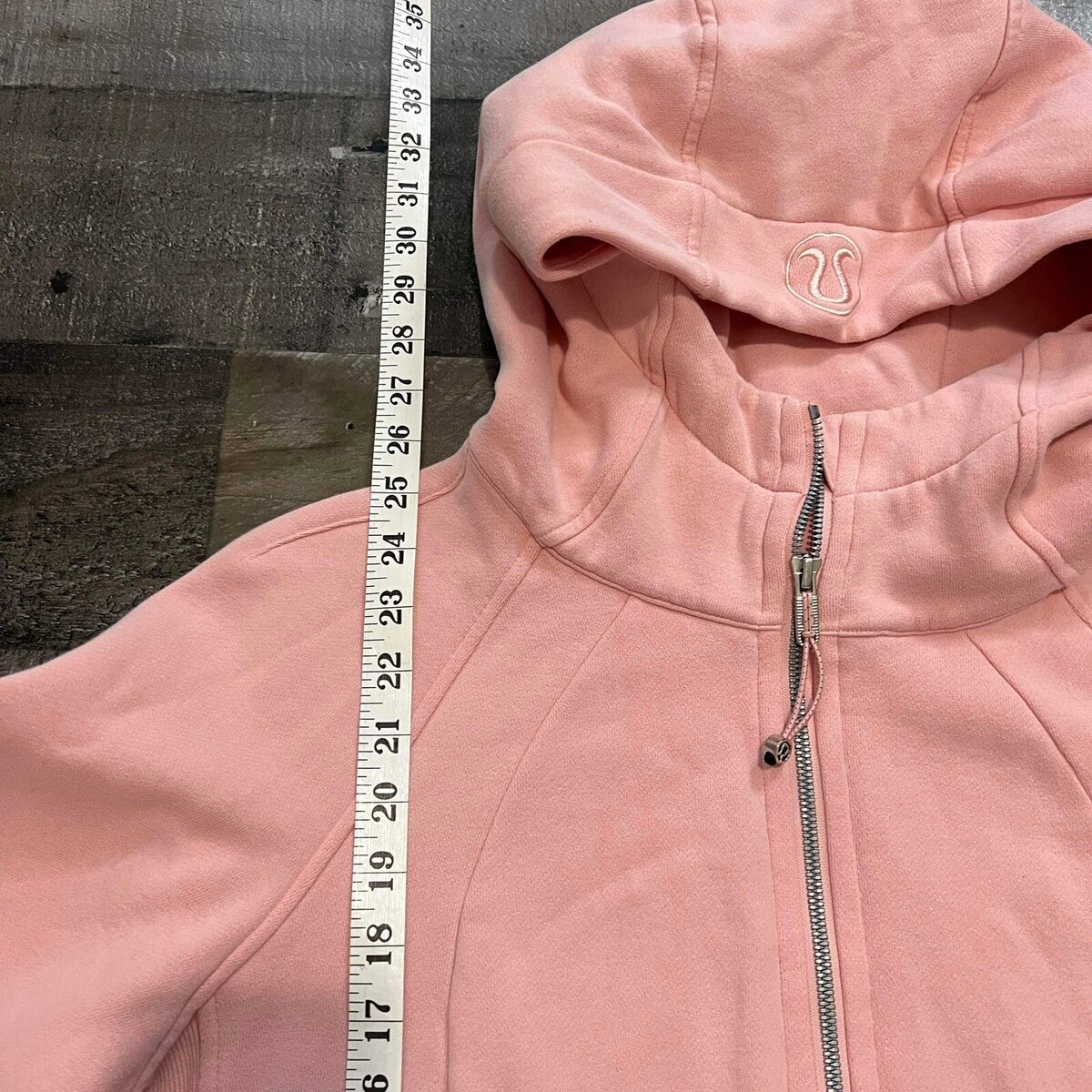 Lululemon Scuba Full Zip Hoodie Strawberry Milkshake 12 FLAW | eBay