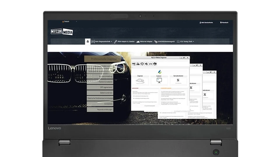 Lenovo ThinkPad T570 Core i5 7300U 15,6" 2,60 GHz 8 GB 480 GB SSD Windows 11 Pro - Bild 3 von 4